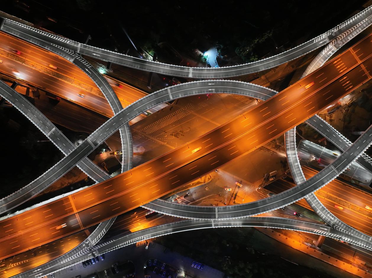 安徽路橋宿松路快速化改造工程6標。安徽建工集團供圖